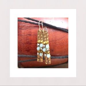 🔴 3 for $25 | Wire Wrapped and Hammered Earrings